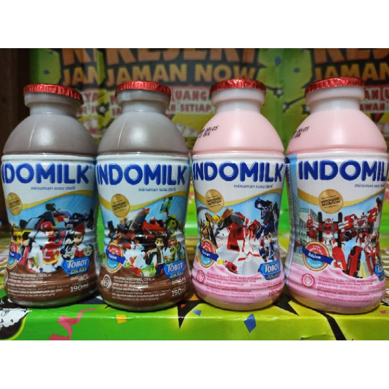 

SUSU INDOMILK BOTOL COKELAT, STRAWBERRY
