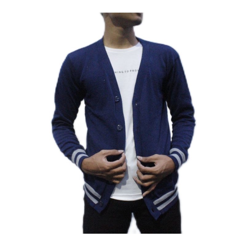 Cardigan Pria Pollet Premium