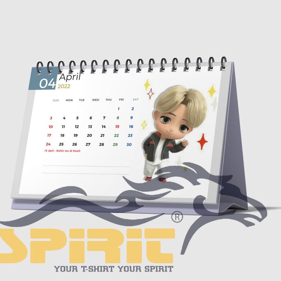 

Trendy kalender meja duduk 2022 BTS KPOP aesthetic lucu murah ✔