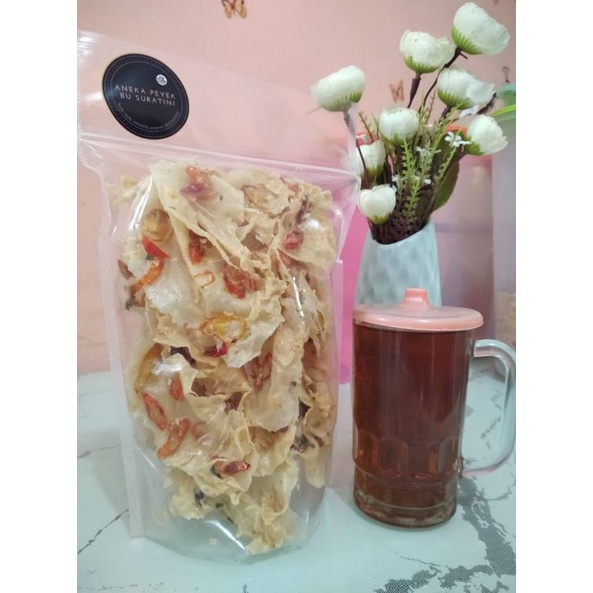 

peyek mercon (peyek cabai)