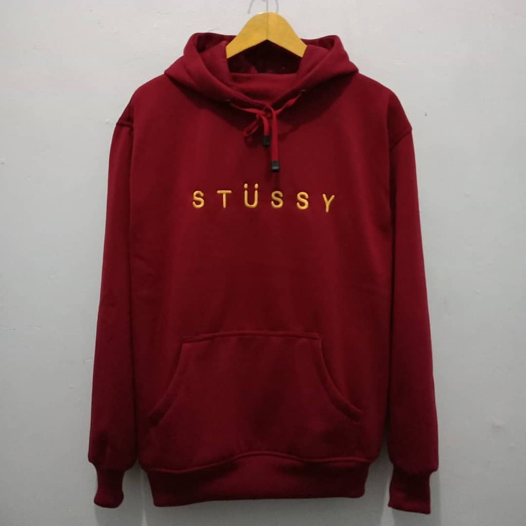 Sweater Hoodie Stussy Sweater Pria &amp; Wanita