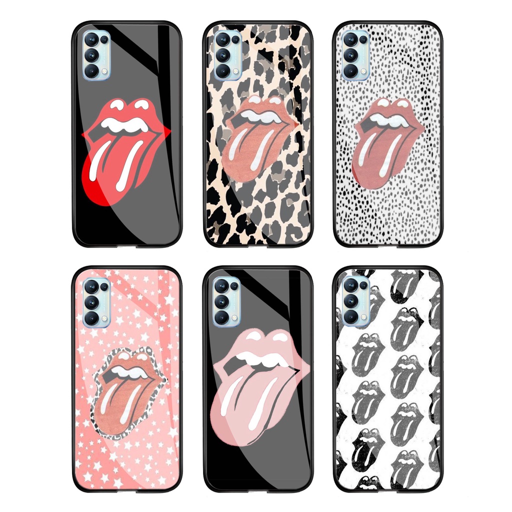 Softcase Glass Oppo Reno 5 - Kaca Anti Pecah - Case Lucu - kesing Oppo Reno 5 - softcase Oppo Reno 5