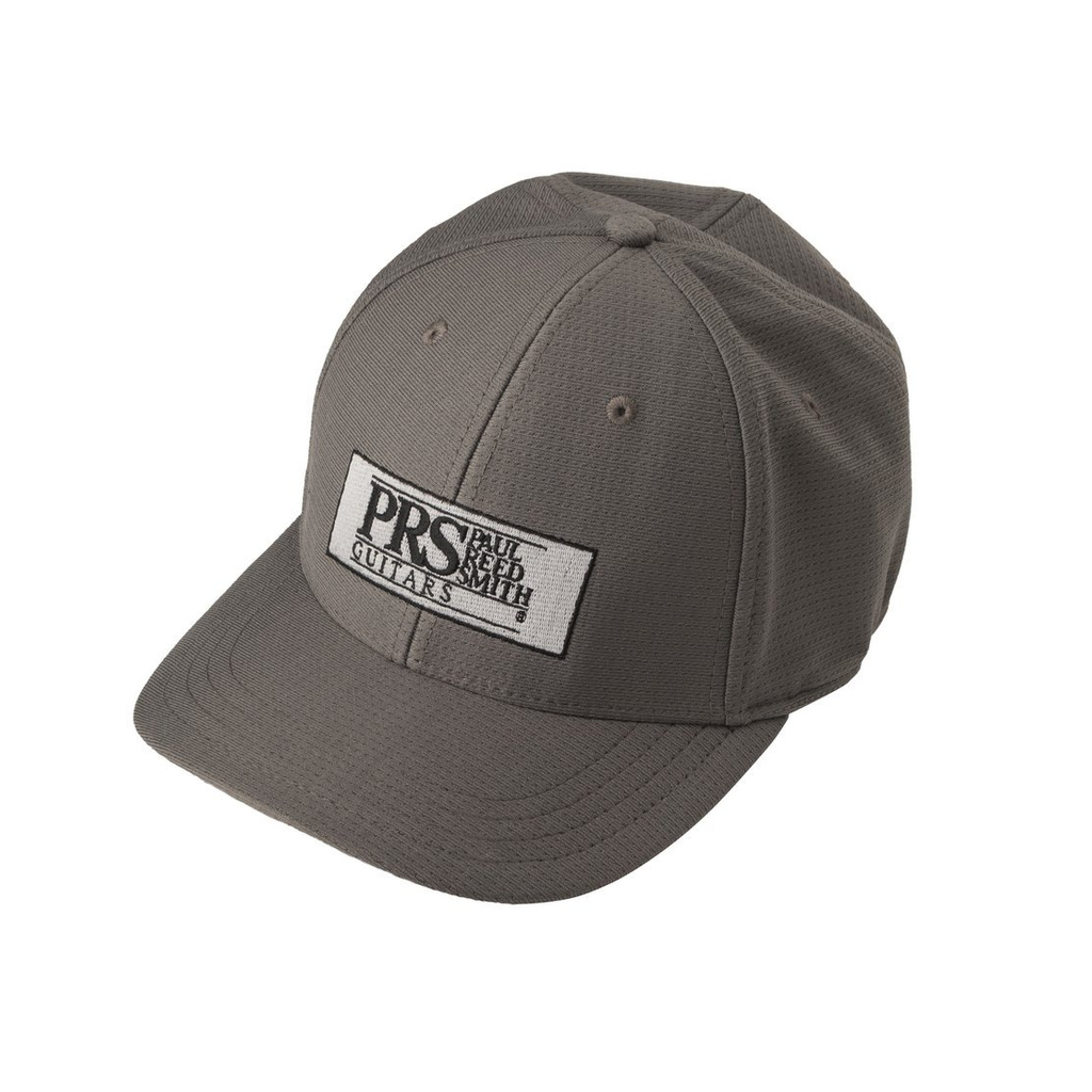 PRS Block Logo Fitted Baseball Hat, Gray ACC-123094-SMD