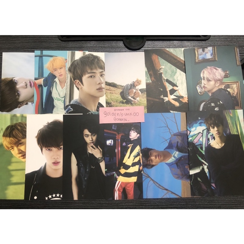 OFFICIAL POSTCARD ARMYPEDIA SEOKJIN JIN BTS PC RARE MERCH