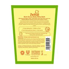 Zwitsal Natural Baby Milky Bath Rich Honey refill 250ml