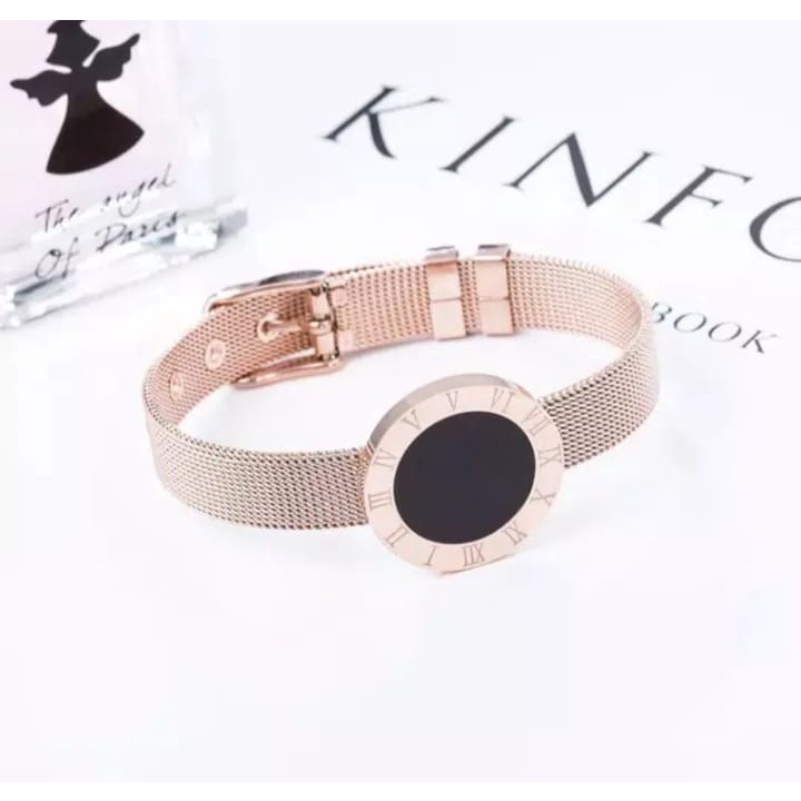 GELANG TANGAN TITANIUM IMPORT Asli Titanium Anti Karat Dan Luntur Gelang Wanita Remaja Korea Gelang Wanita Rantai Gelang Wanita Emas 24k Gelang Anti Karat