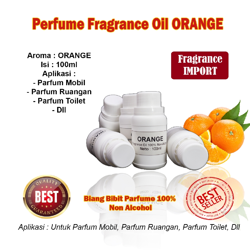 Bibit Biang Parfum Aroma ORANGE 100ml / Parfum ORANGE / PENGHARUM ORANGE / PEWANGI ORANGE