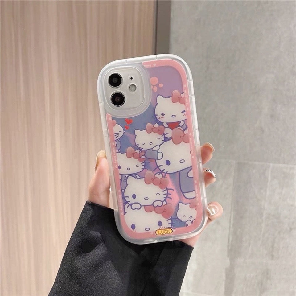 Soft Case Silikon Motif Print Kucing Kecil Untuk IPhone 12 13 11 Pro Max X Xs Max Xr