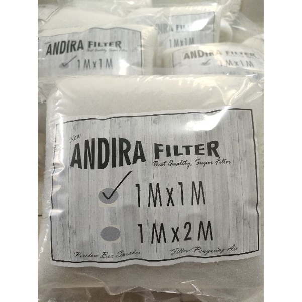 (PROMO) Peredam Speaker Andira Filter/Box subwoofer/Busa Spon Audio/ Kapas Filter Aquarium &amp; kolam/Kapas Filter 1x1M