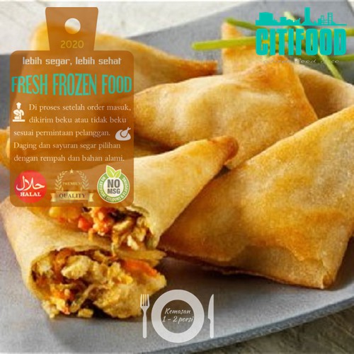 

Chicken Carrot Samosa | Samosa Wortel Ayam | Frozen