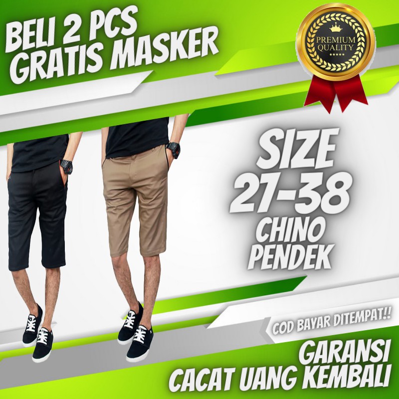 Celana Chino Pendek Cowok Pria Dewasa Distro