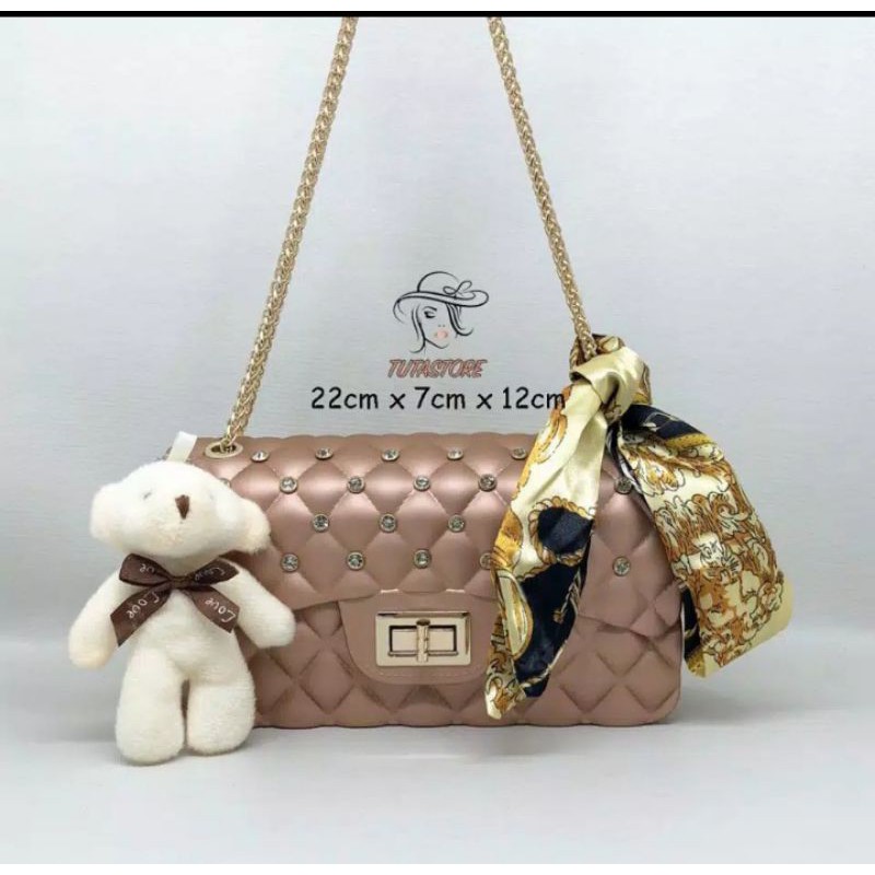 tas import jakarta classic diamond jelly mag
