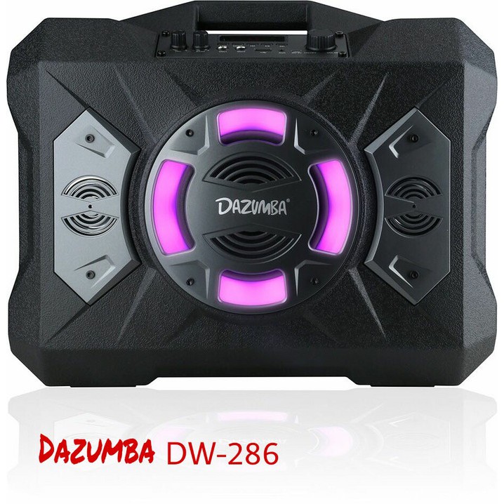 Speaker Karaoke Portable Colokan 2 MiC Ekstra Bass Dazumba DW286 pb