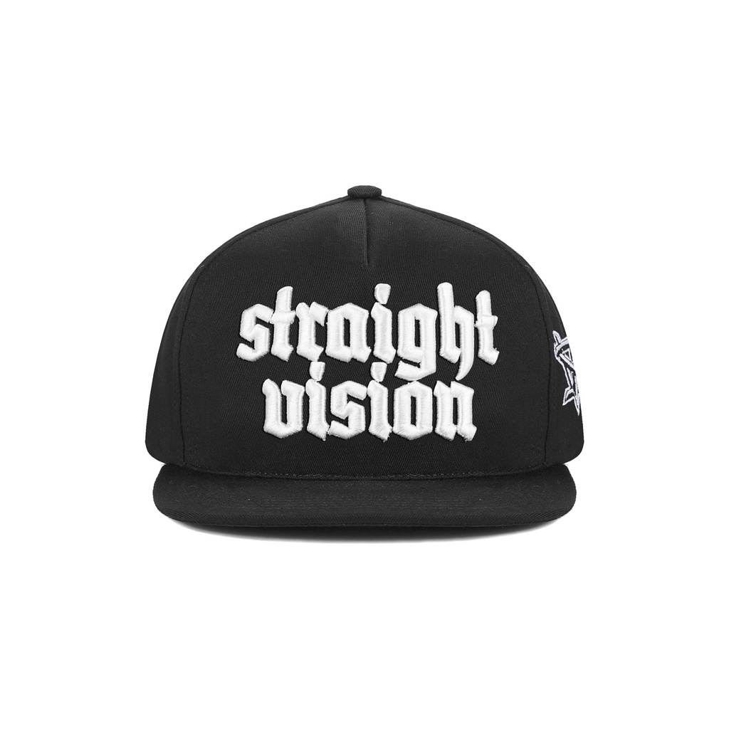 Straight Vision - Topi SV James - Topi Fashion Distro Pria Dewasa Hitam