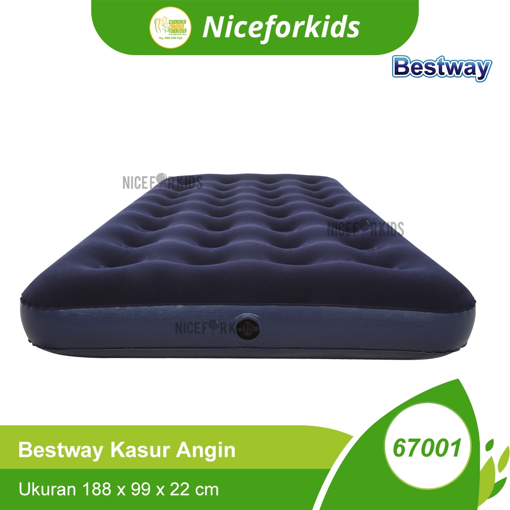 Kasur Angin Bestway 188 x 99 x 22 cm Kasur Angin Pompa, Kasur Angin