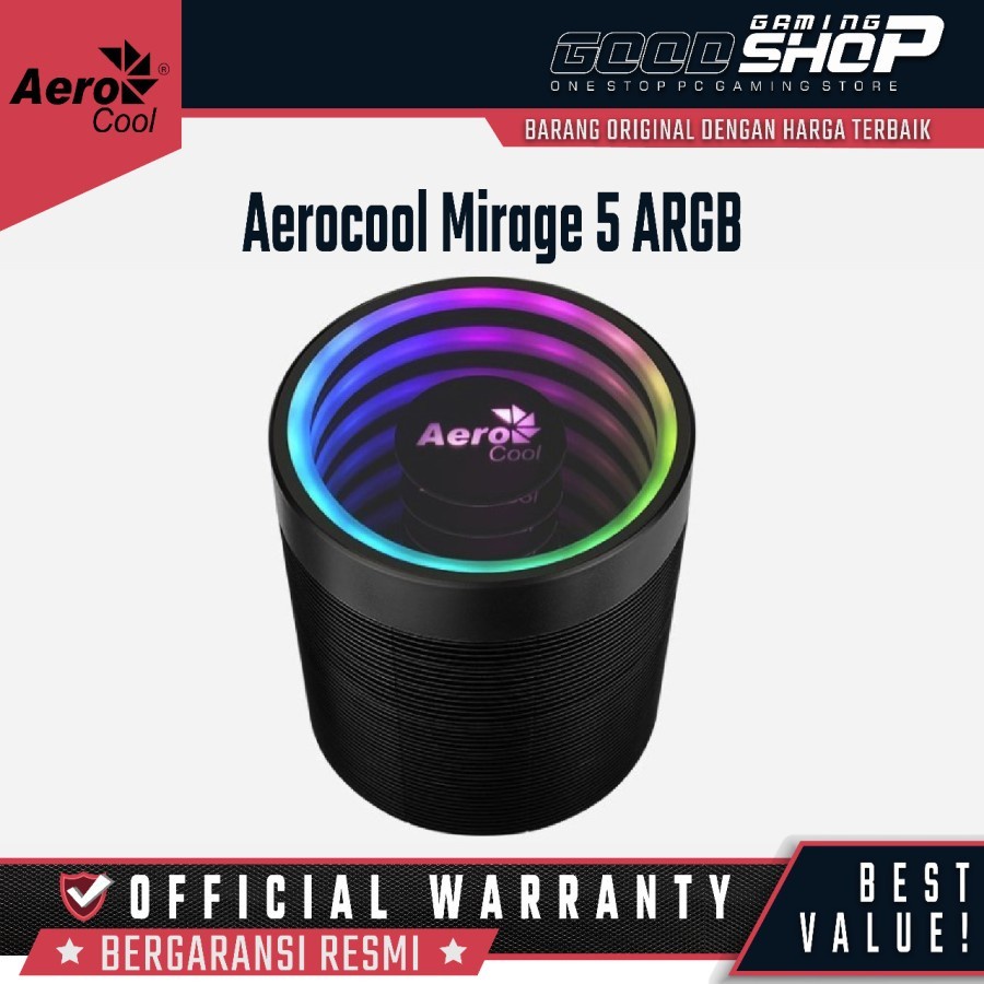 Aerocool Mirage 5 ARGB CPU Air Cooler