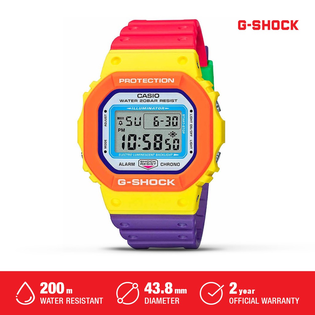 Casio G-Shock Jam Tangan Pria DW-5610DN-9DR Digital Waterproof