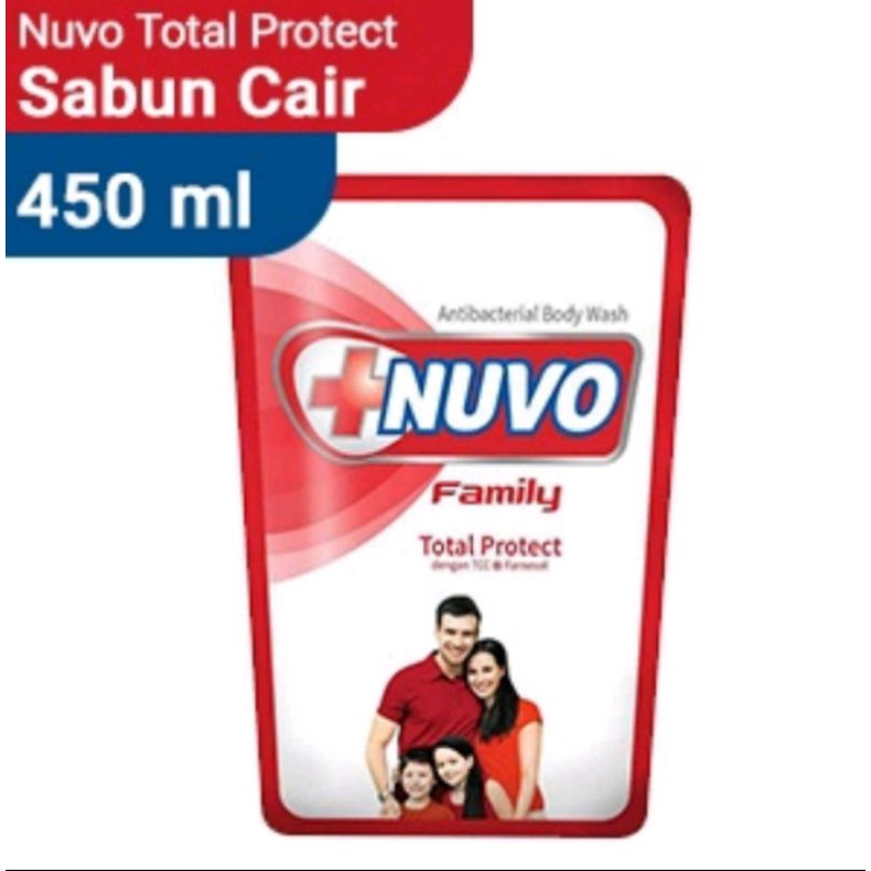 NUVO FAMILY SABUN CAIR REFILL 450ML