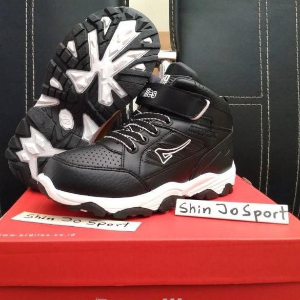 ☃ TERBAIK  SEPATU SEKOLAH ANAK KECIL SD ARDILES ORIGINAL HITAM LAKI WANITA COWOK CEWEK PEREKAT TALI