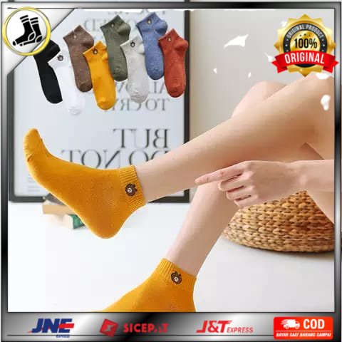 Kaos Kaki Pendek Mata Kaki Motif Beruang Panda