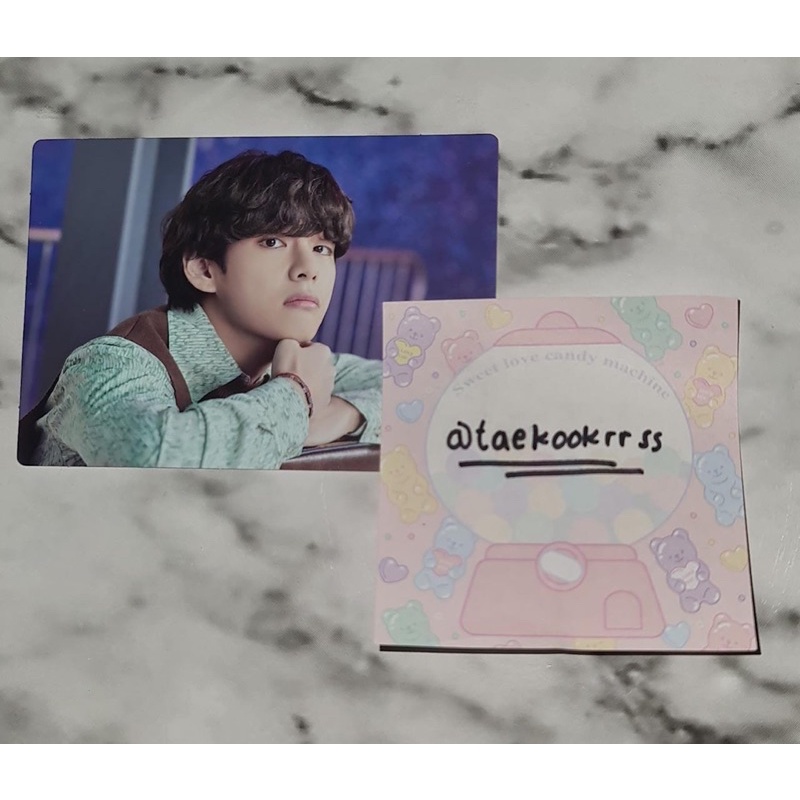 BTS Taehyung Sowoozoo Mini Photocard No 4/8 (Tae | V Swz MPC | Souju PC) [Damage]