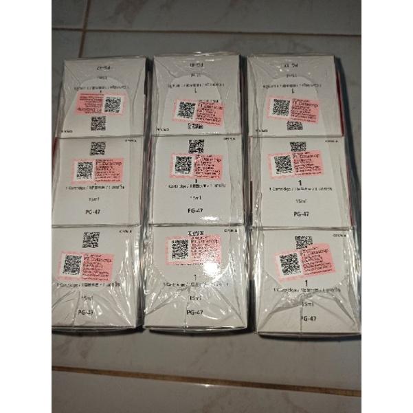Canon Original Ink Cartridge PG 47 + CL 57 E400 E410 E460 E470 E480 E3170 E4270 E3177 Original 100%