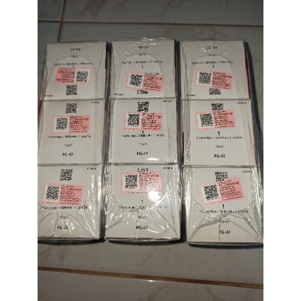 Canon Original Ink Cartridge PG 47 + CL 57 E400 E410 E460 E470 E480 E3170 E4270 E3177 Original 100%