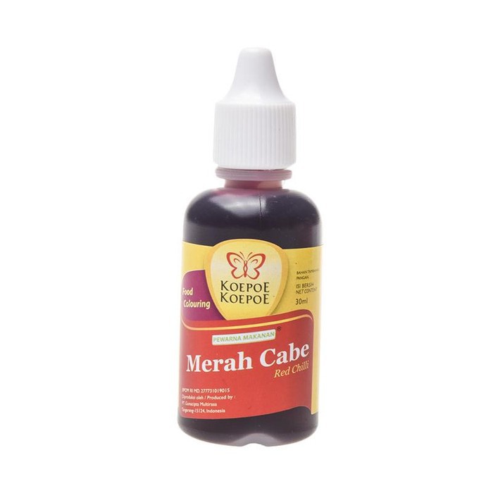 

Koepoe Koepoe Pewarna Makanan Merah Cabe 30ml