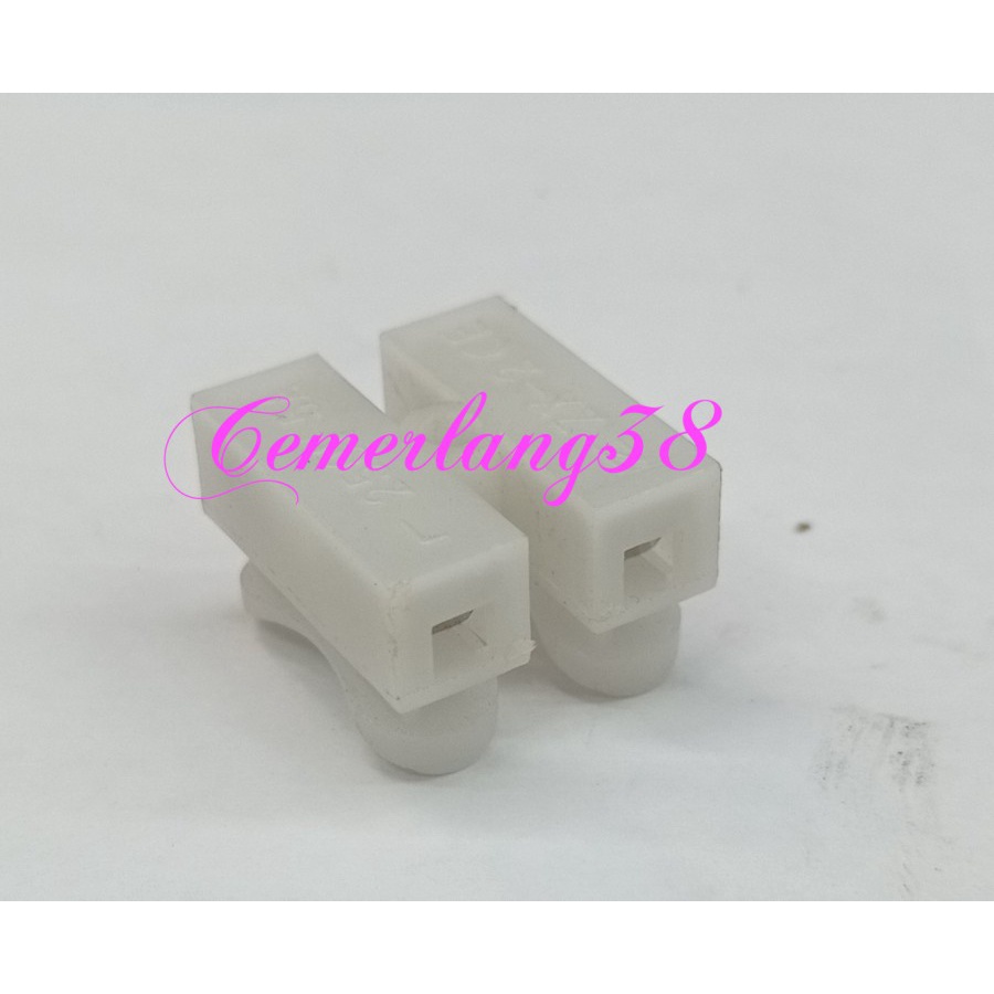 Quick Connect 2 Wire Pin Terminal Sambungan Klip Jepit Kabel Listrik