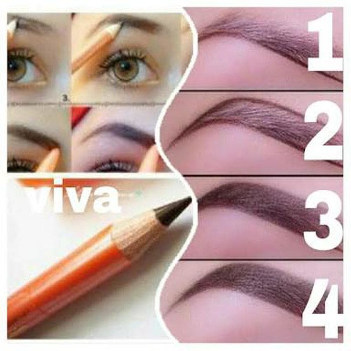 Viva queen eyebrow pencil Pensil Alis serut Original 100% 1,3 gr