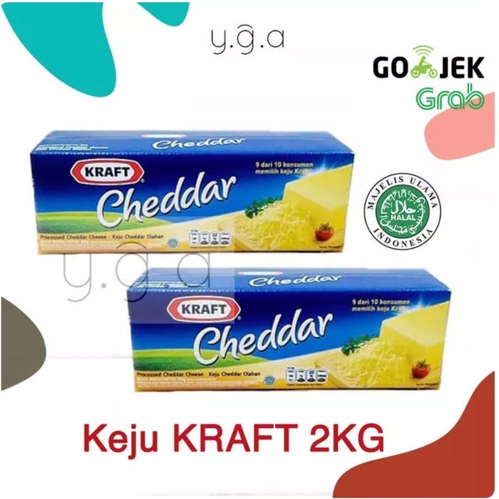 

101bfbb Keju Kraft Cheddar 2Kg Xa201As