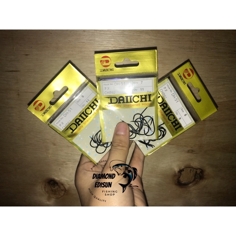 KAIL DAICHI DH 51 HITAM TDK BERLUBANG