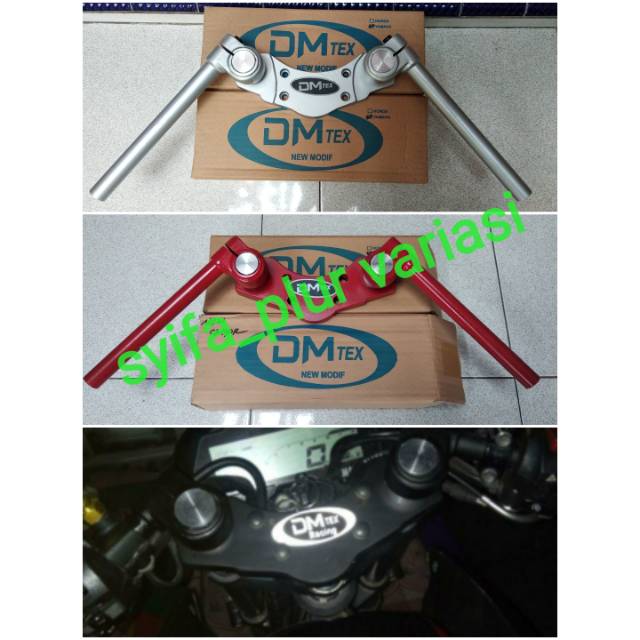 Stang jepit plus dudukan segitiga ALL NEW VIXION 2017 dan VIXION R