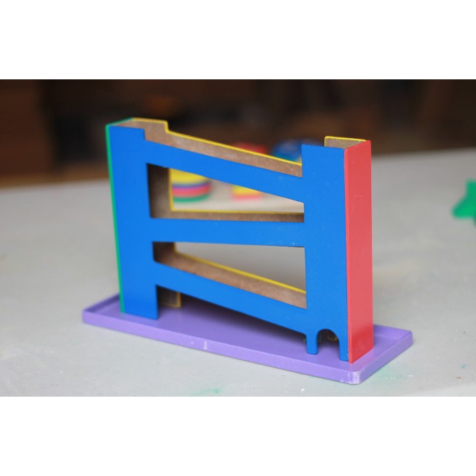 Mainan Anak Kayu Edukasi / Edukatif - Jalur Kelereng