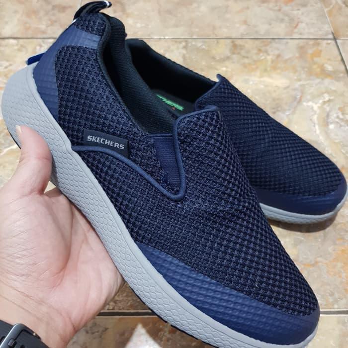 Sepatu Original Skechers Kullow / Navy