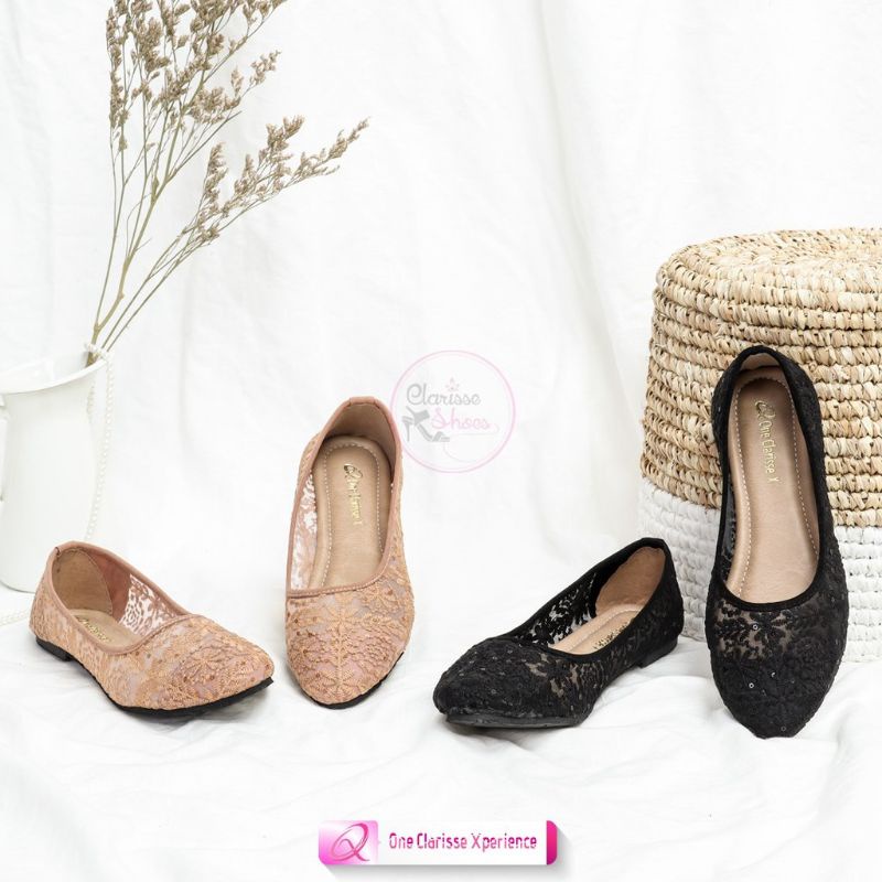 Sepatu Flat Wanita Clarisse Branded Import
