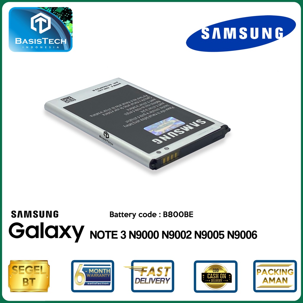 BATERAI SAMSUNG GALAXY NOTE 3 N9000 N9002 N9005 N9006 - B800BE - ORI99