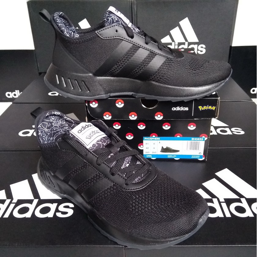 Sepatu Adidas Phosphere Men Pria Original Running Casual EH0833 - Hitam