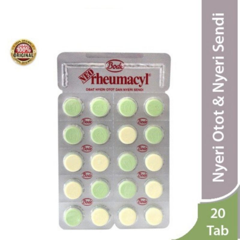 Jual Obat Neo Rheumacyl 1 Strip Isi 20 Tablet, Remasil Nyeri Otot Nyeri ...