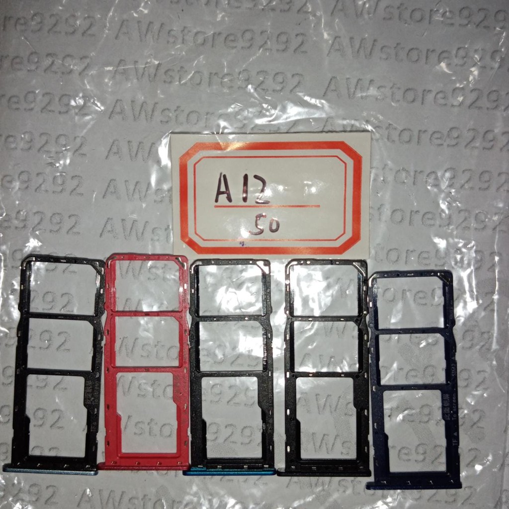 Slot Tempat Dudukan Kartu Simcard Sim card Lock Simtray Sim Tray OPPO A12