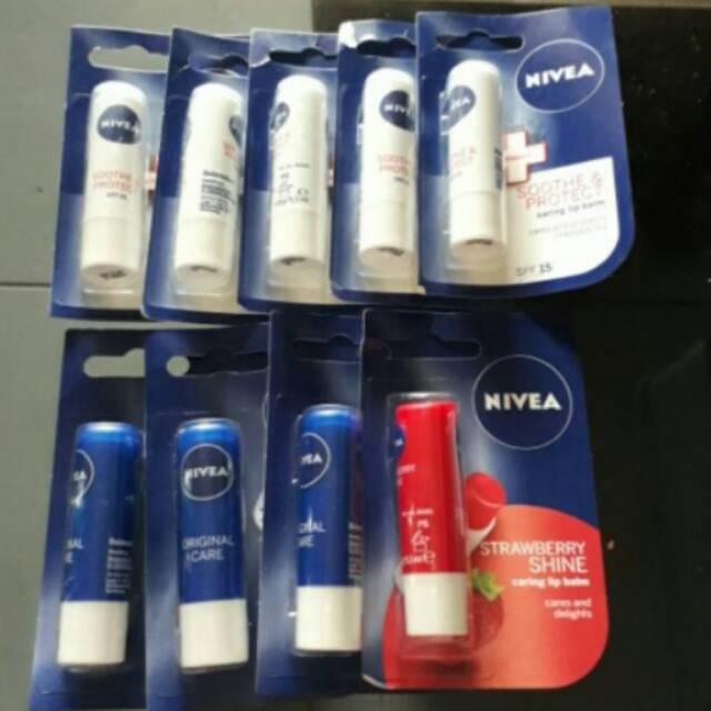 Nivea Lip Balm Pelembab Bibir Nivea Shopee Indonesia