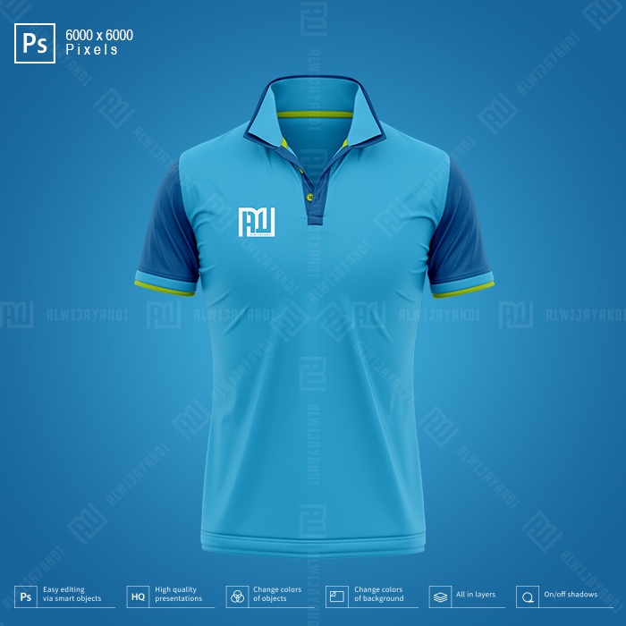 Jual Mockup Jersey Kerah Polo Variasi Resolusi X Pixels Front Shopee Indonesia