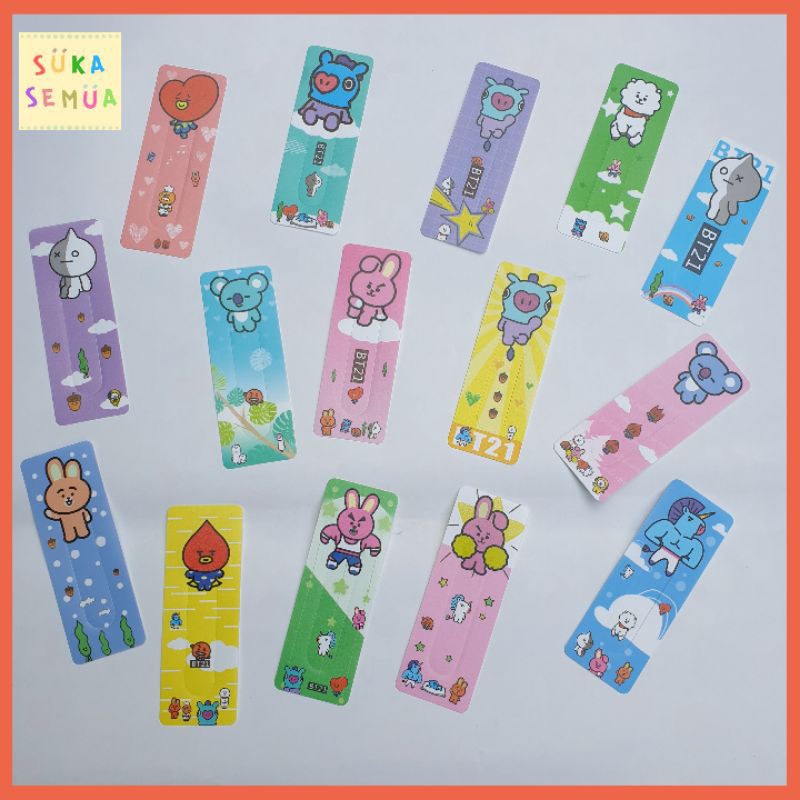 

15 buah Pembatas Buku BT bahan plastik // Penanda Batas Buku Bookmark
