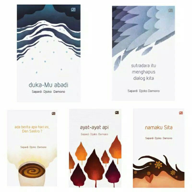 Paket Karya SAPARDI DJOKO DAMONO  - DUKA MU ABADI - AYAT AYAT API NAMAKU SITA Den Sastro - Sutradara