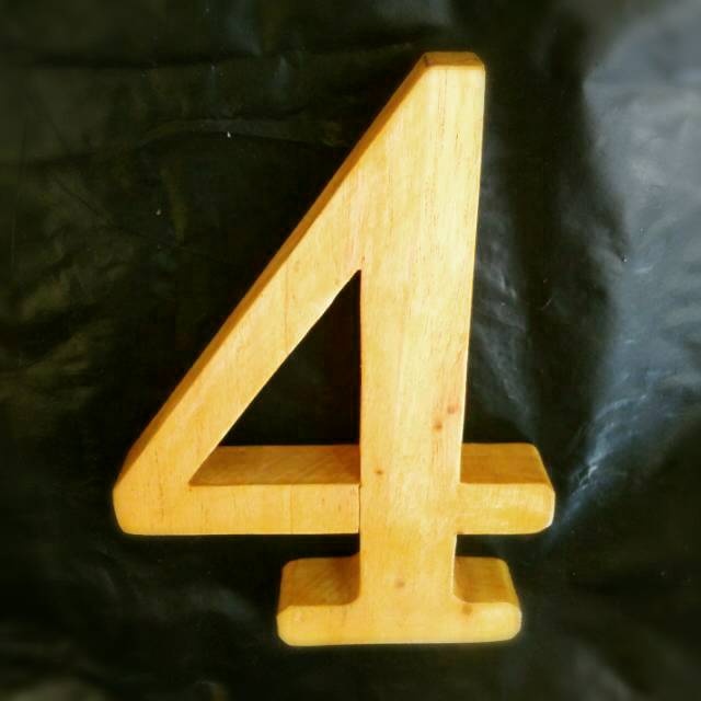 15 CM/NOMOR RUMAH/HURUF DAN ANGKA KAYU