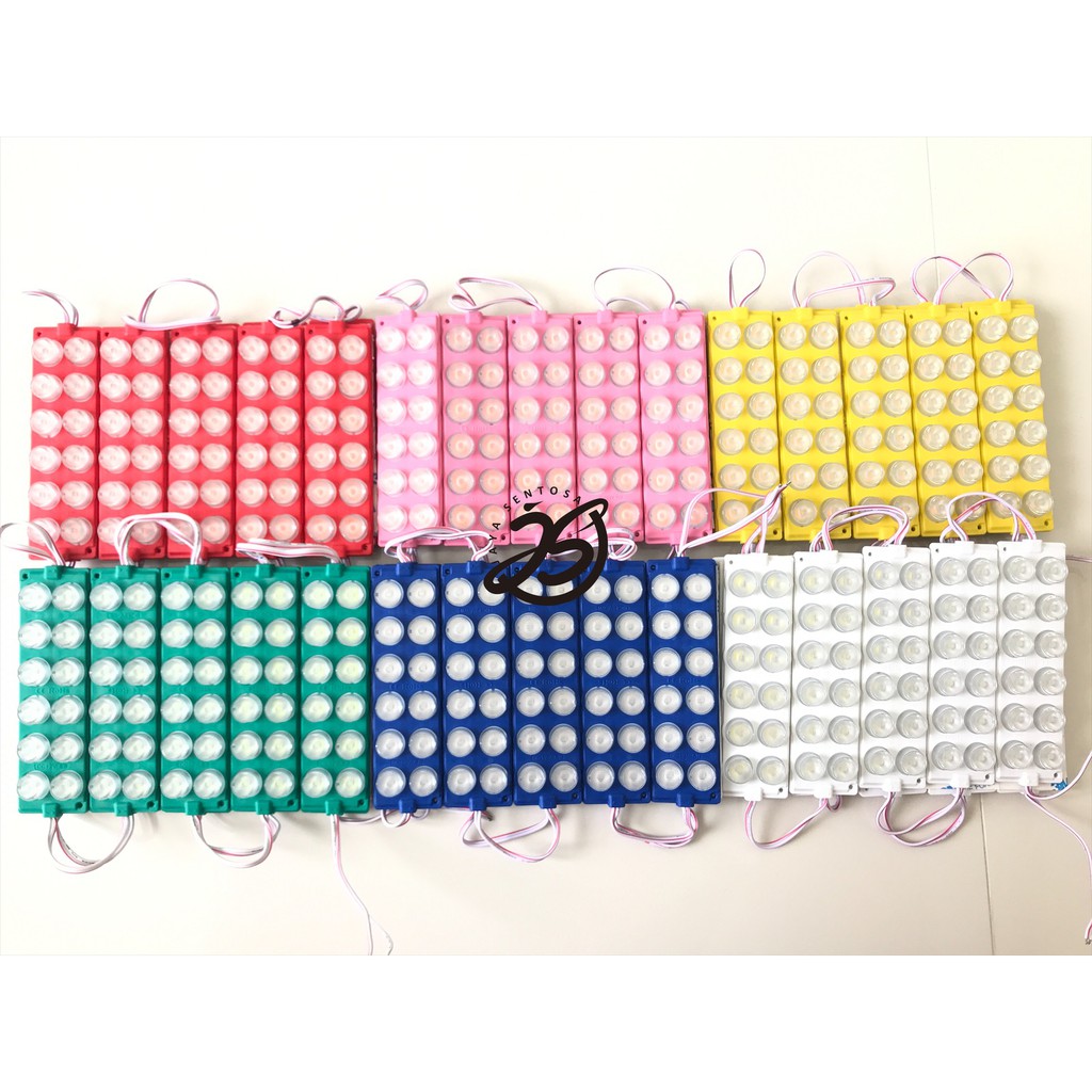 LED 12 MATA BESAR 12V 6W LED BAK TRUK LED MODUL 2x6 MATA