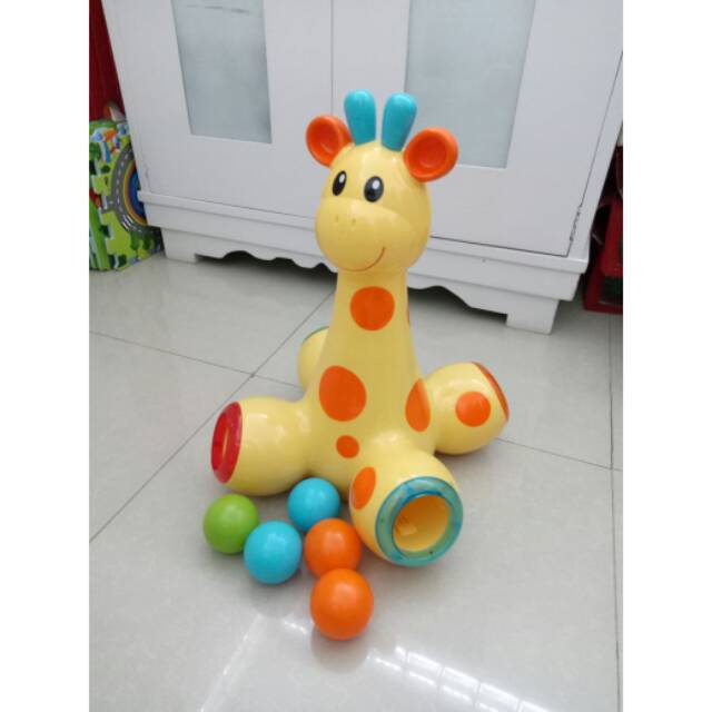 ELC drop and pop giraffe ball