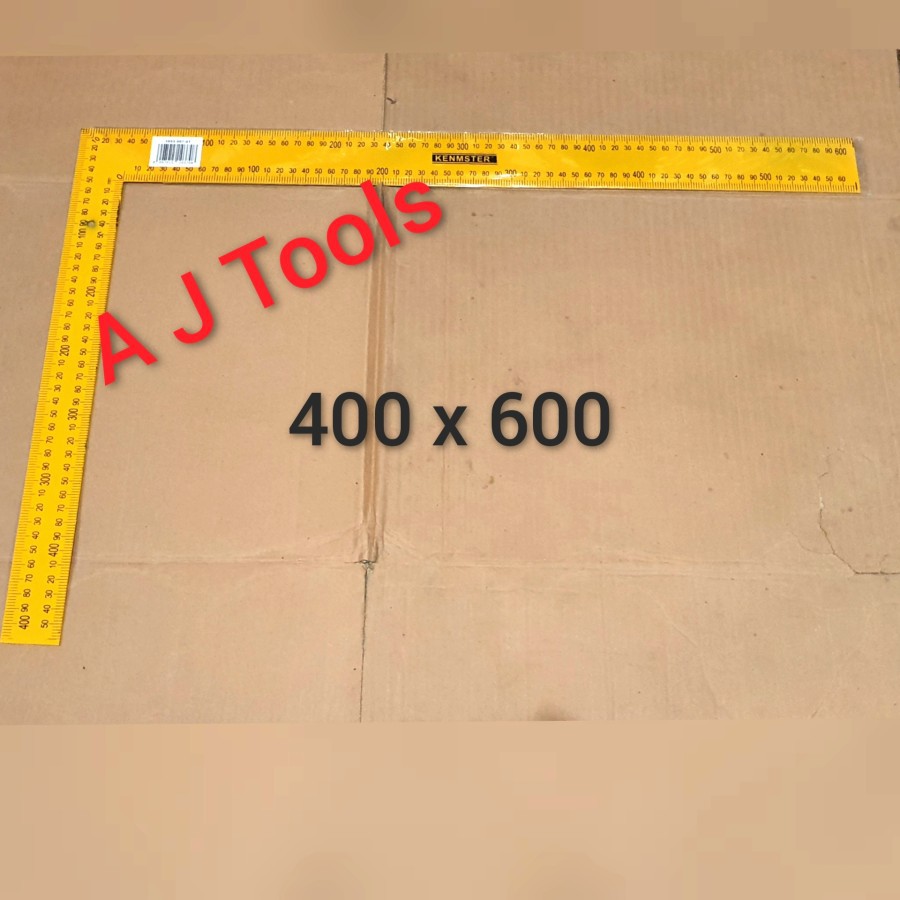 

Penggaris Siku Tukang 40cm x 60cm / 24" x 16" KENMASTER3