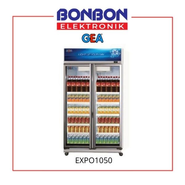 GEA Showcase Display Cooler 2 Pintu EXPO-1050AH/CN / EXPO1050 AH/CN