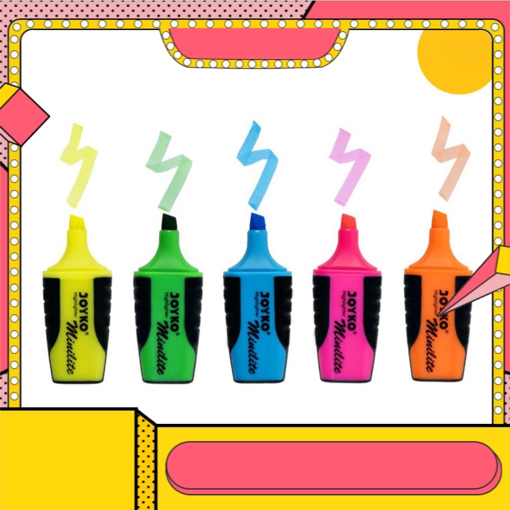 

Highlighter Joyko MINI HL/Penanda Berwarna/Hi-Lighter Kecil